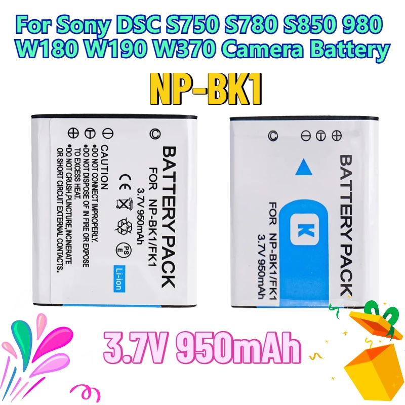 3,7 в 950 мач np-bk1 для sony dsc