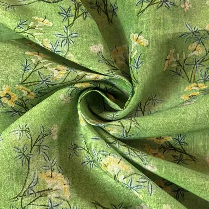 100% чистая ткань рами с рисовым - Фотография_6