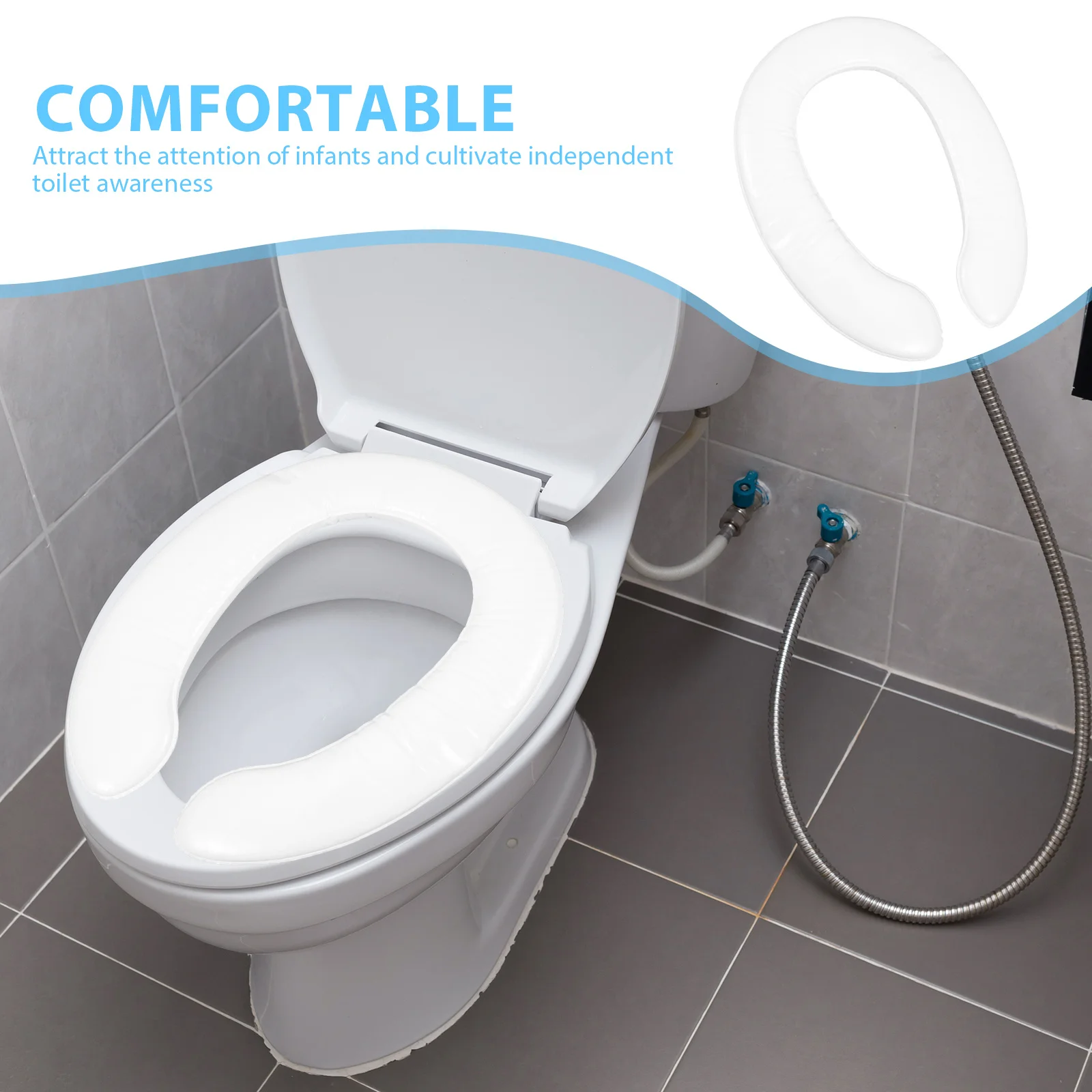 Подушка на сиденье унитаза с мягкой подкладкой для детей - Фотография_2