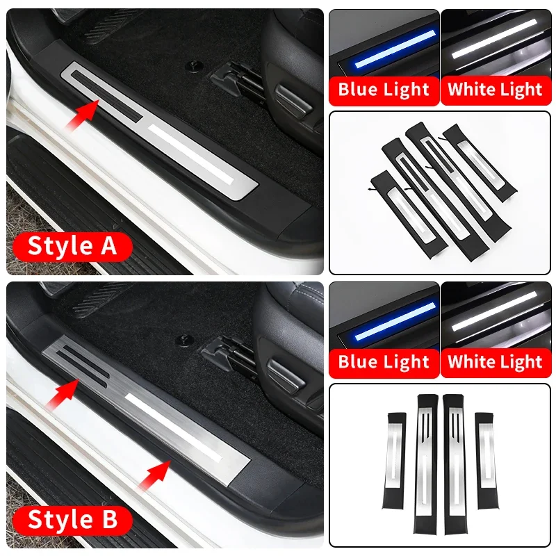 Для toyota land cruiser 300 2021-2025 светодиодная панель порога - Фотография_3