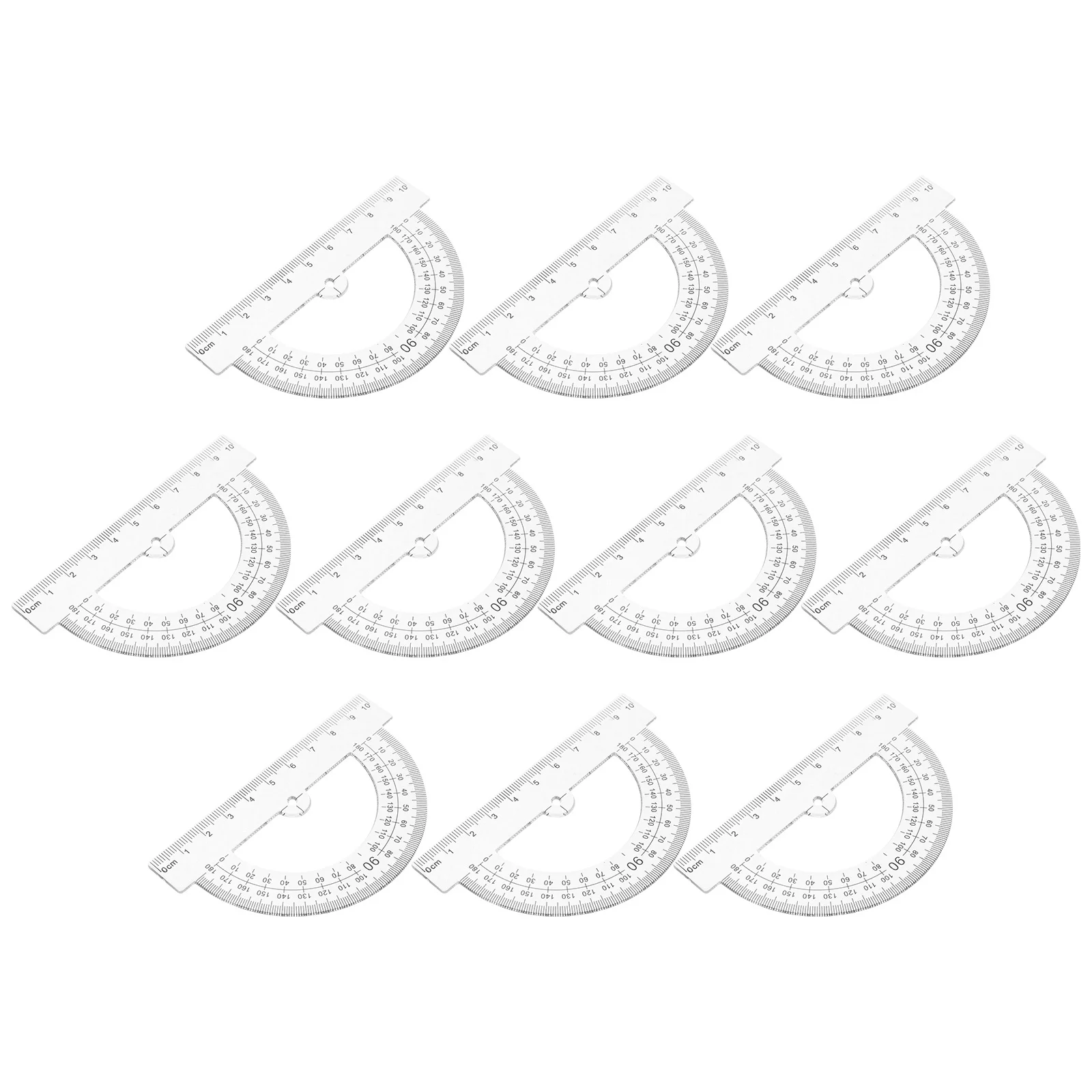 Транспортир 180 градусов полукруг - Фотография_2