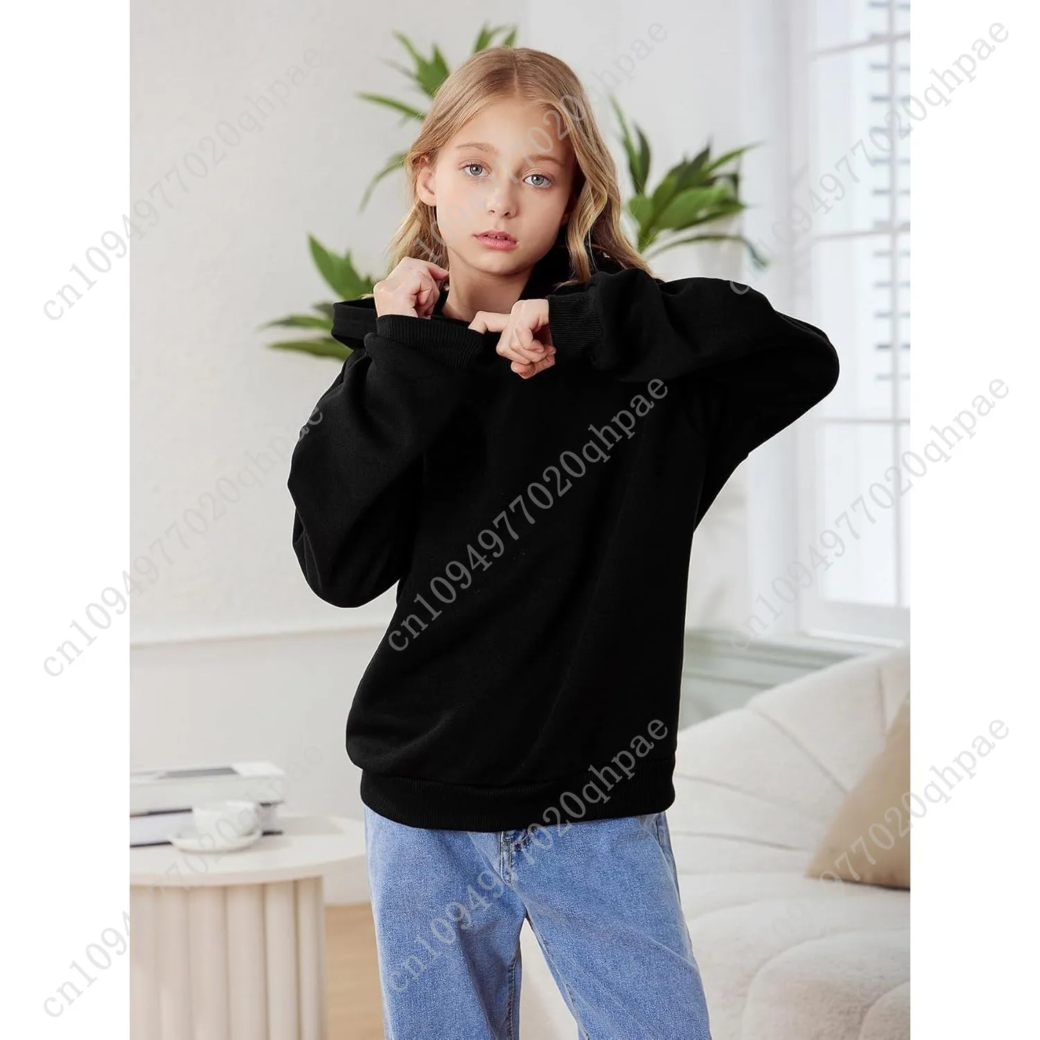 Камуфляжная толстовка с бантом для девочек - Фотография_5