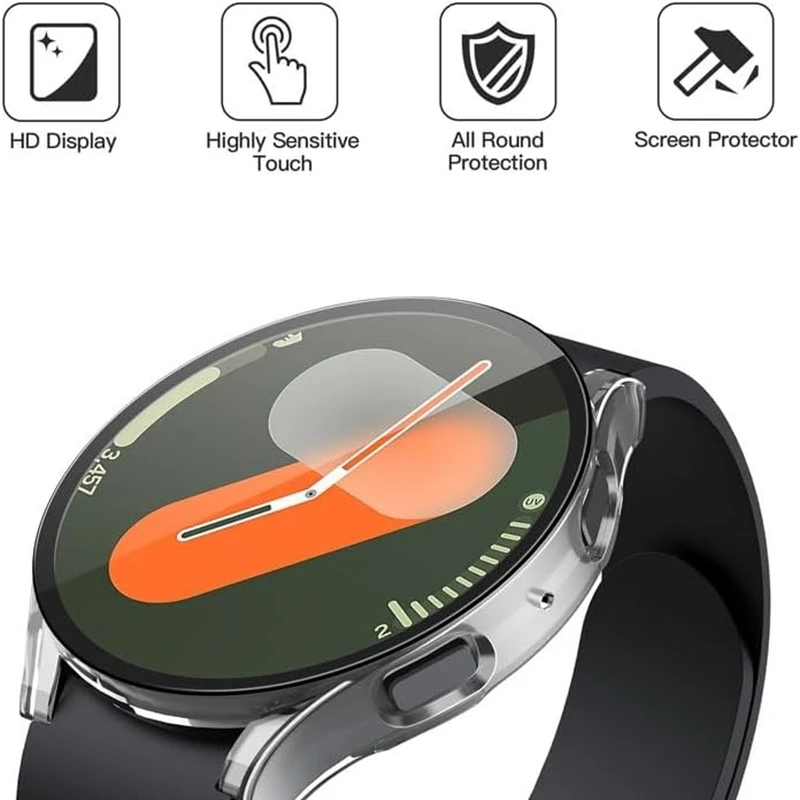 Защитный чехол для экрана samsung galaxy watch 7 6 5 4 44 мм 40 мм - Фотография_2