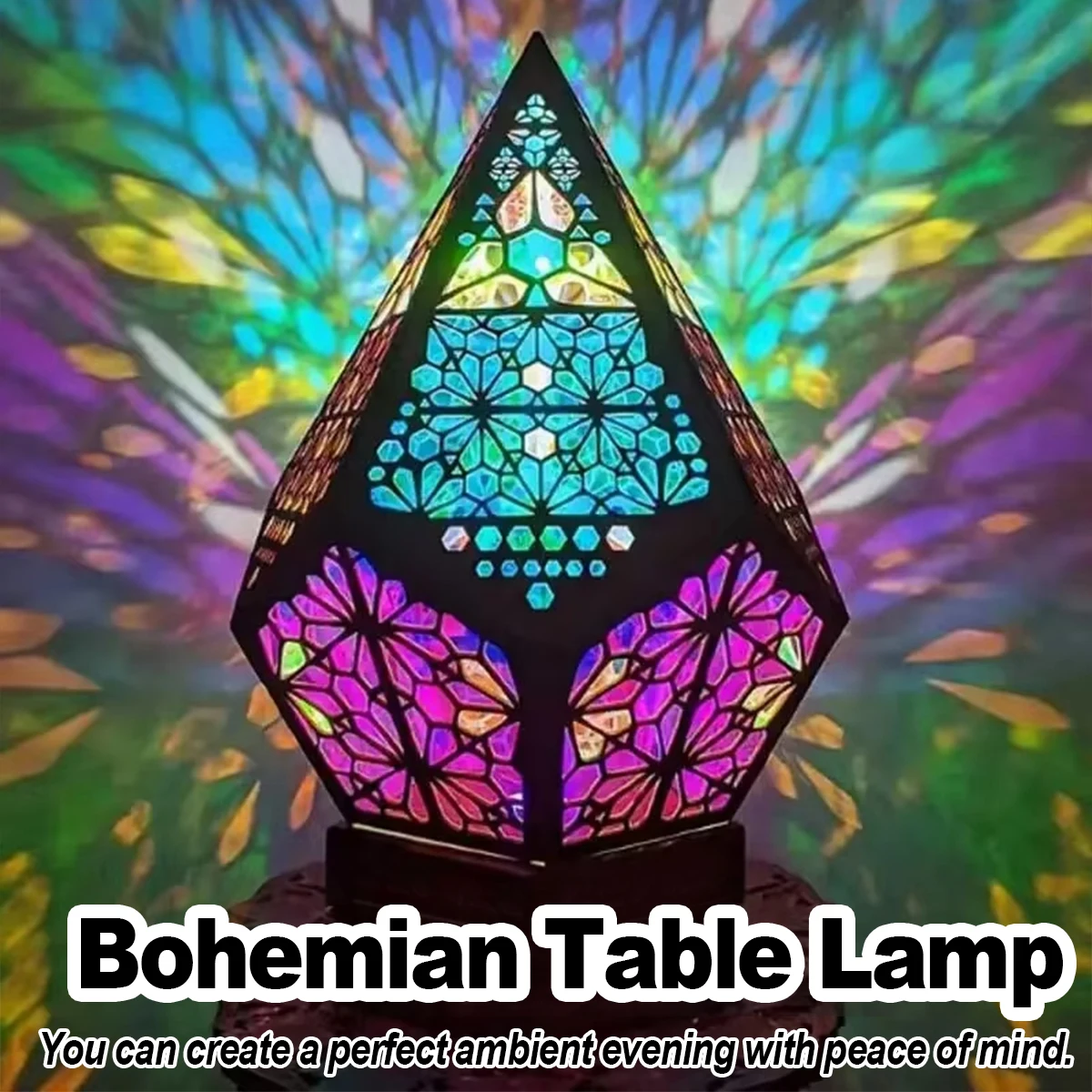 Usb bohemian led проекция стол