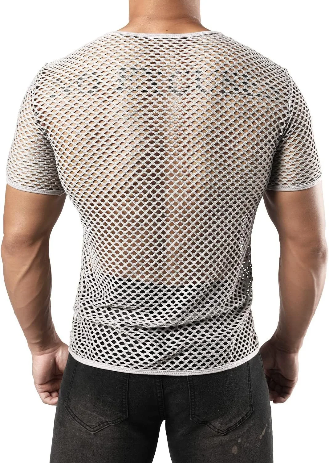 Мужская повседневная ажурная сетка - Фотография_2