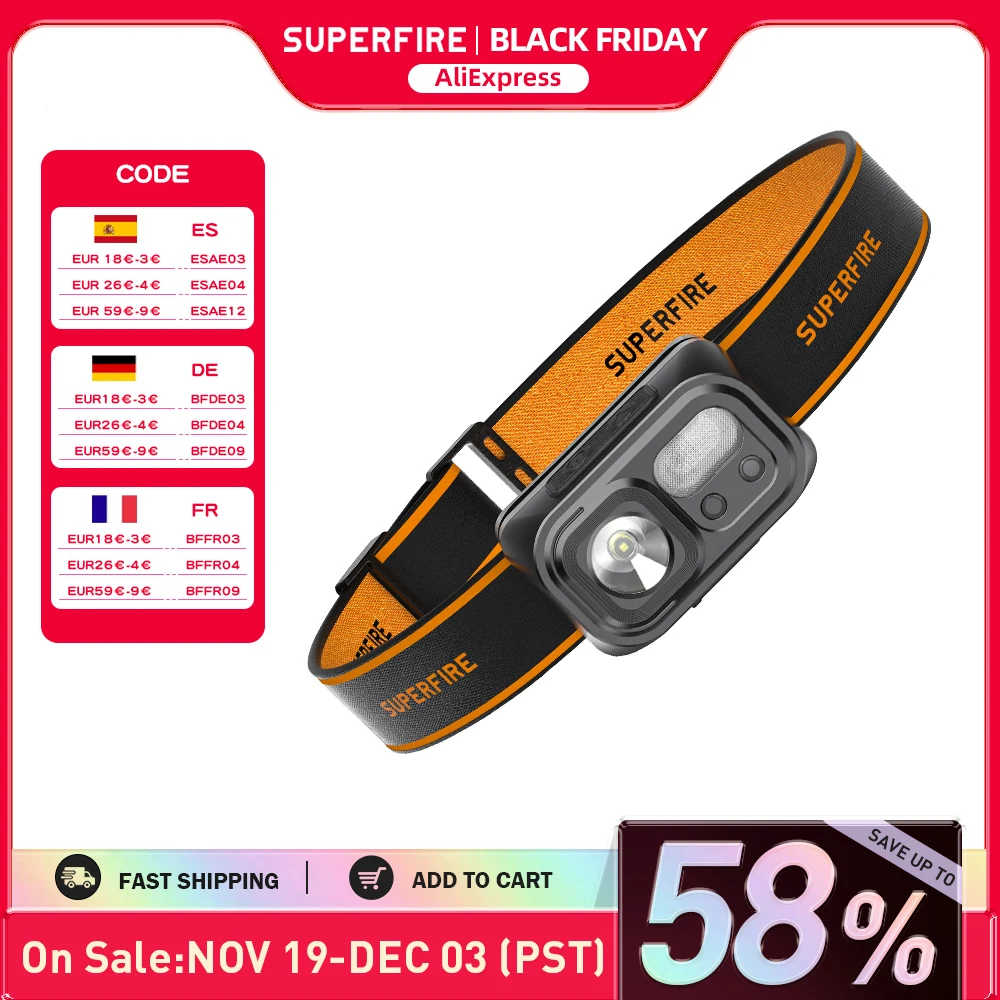 Superfire мини мощный походный