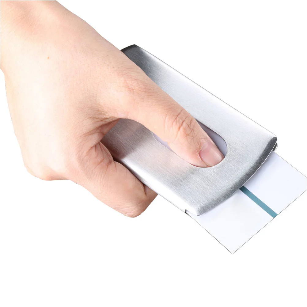 Металлический держатель для визитных карточек - Фотография_4