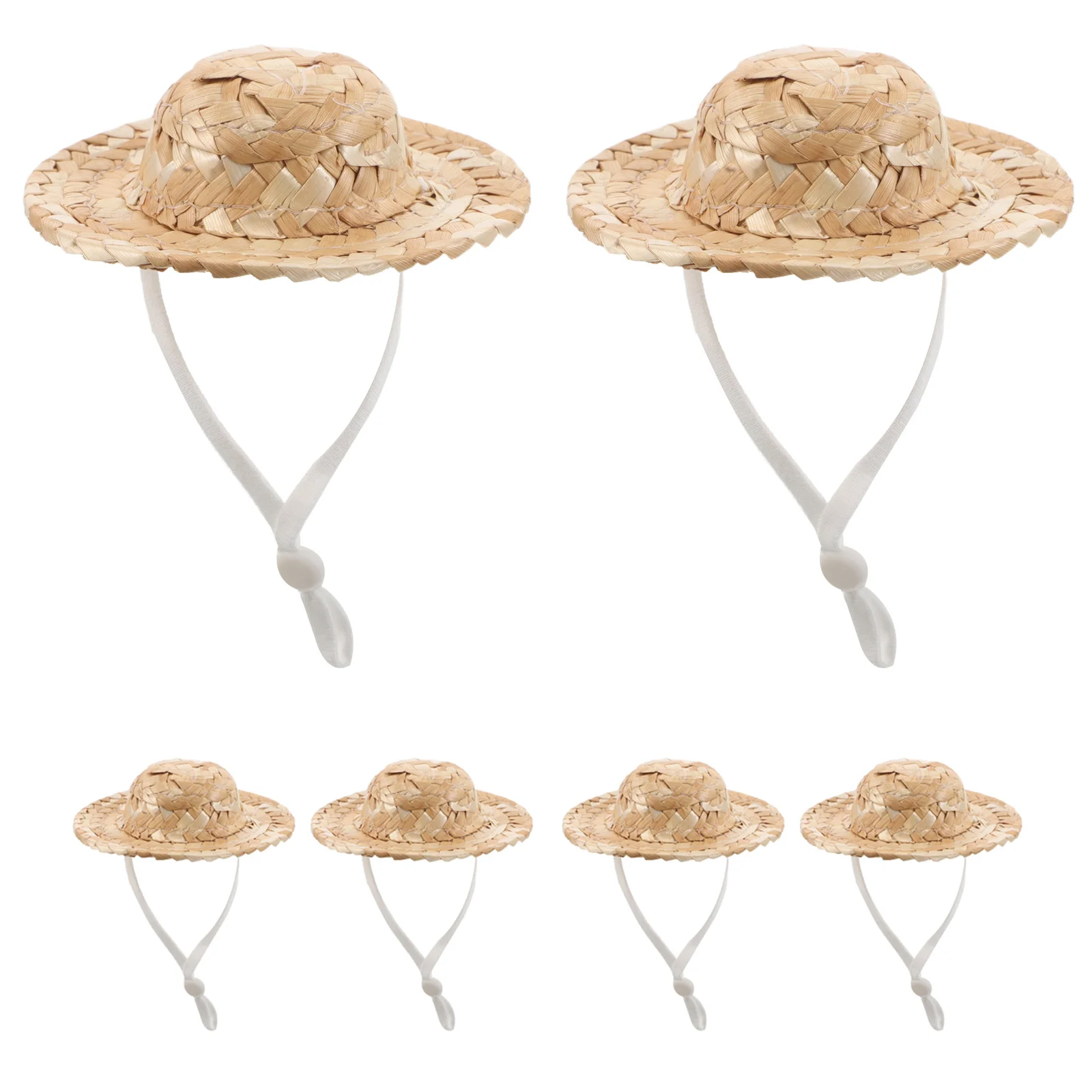 Мини-соломенные шляпы 8 см - Фотография_3