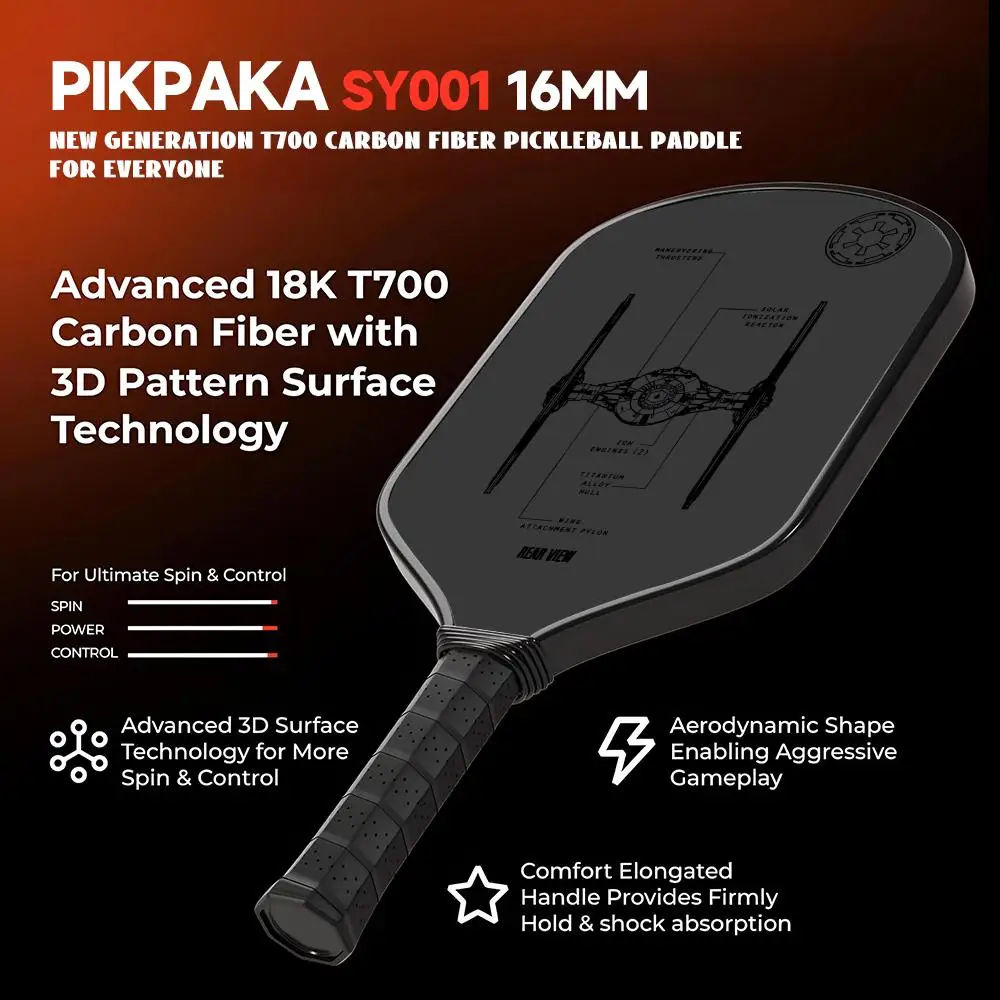 S-star-wars линкор pickleball paddle - Фотография_5