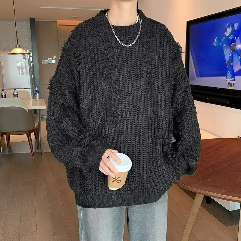 Винтажные однотонные вязаные пуловеры 202 - Фотография_2