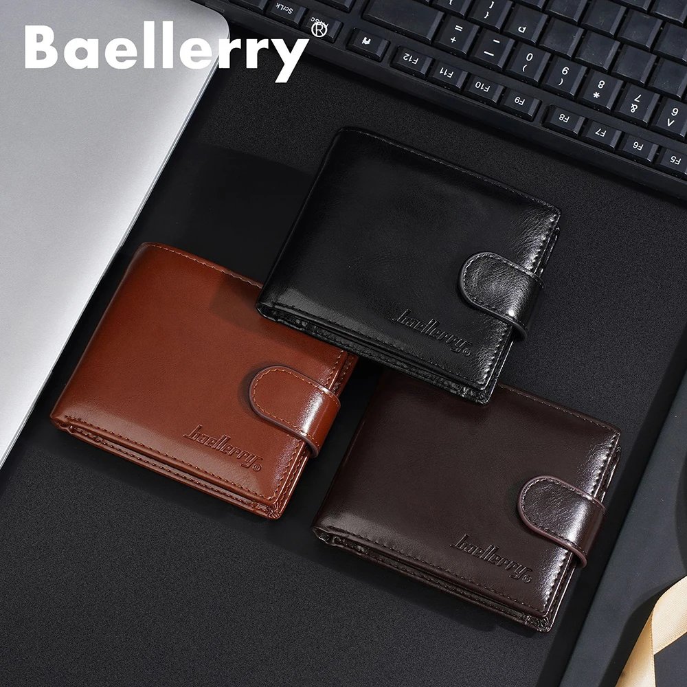 Baellerry новые короткие мужские кошельки на молнии с карманом для монет - Фотография_6