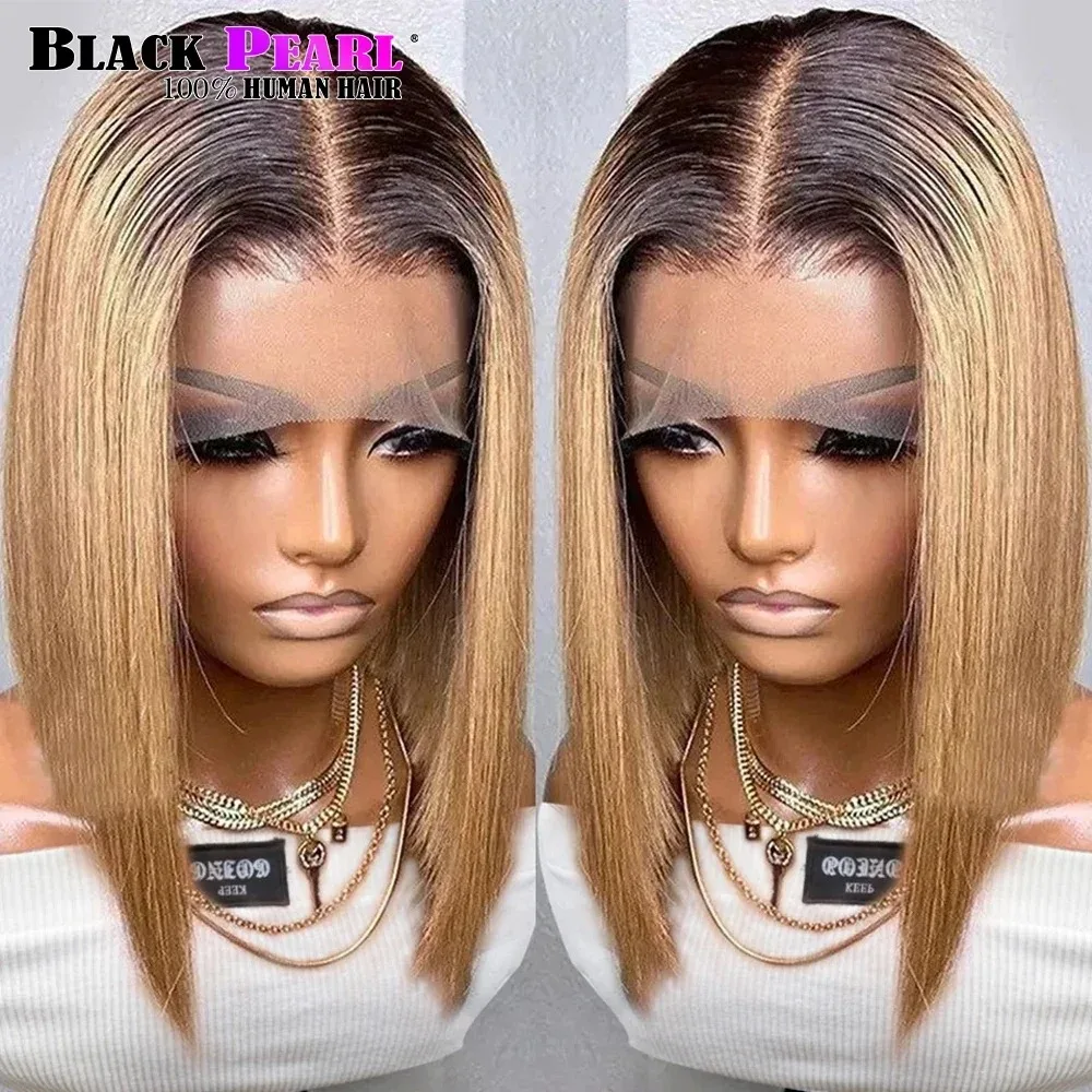 Ombre straight bob 13x6x2 парики