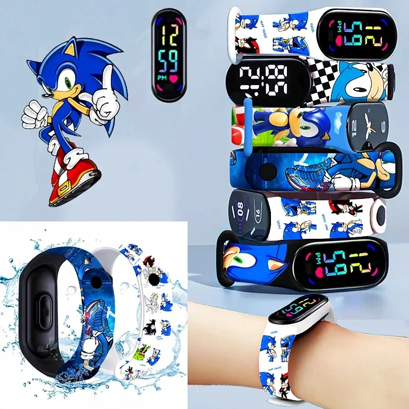 Цифровые часы disney stitch sonic