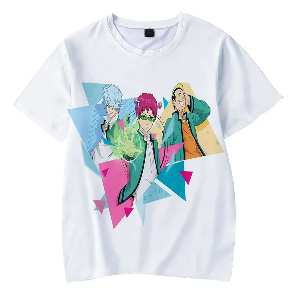 Футболка saiki kusuo no sai-nan с принтом для мужчин/женщин/детей harajuku - Фотография_3