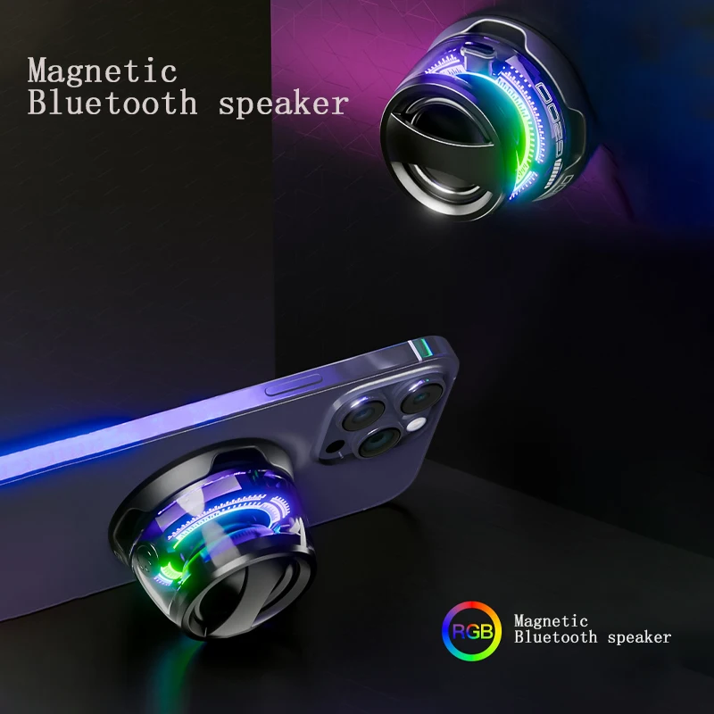 Bluetooth магнитный динамик rgb - Фотография_4