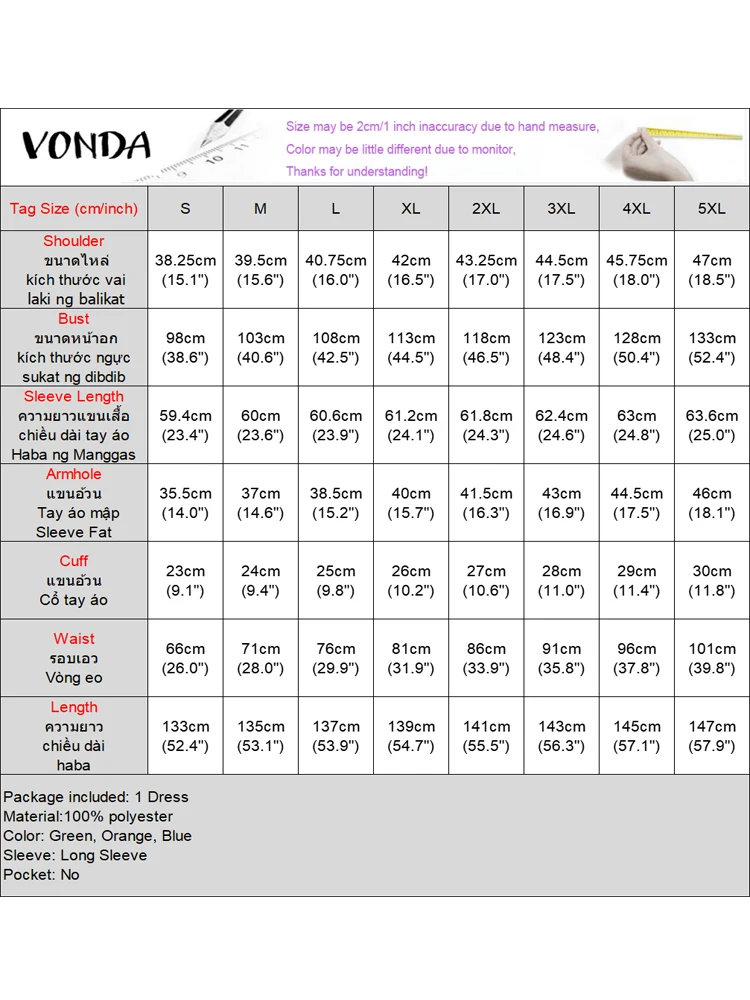 Плюс размер 5xl vonda длинное платье - Фотография_6