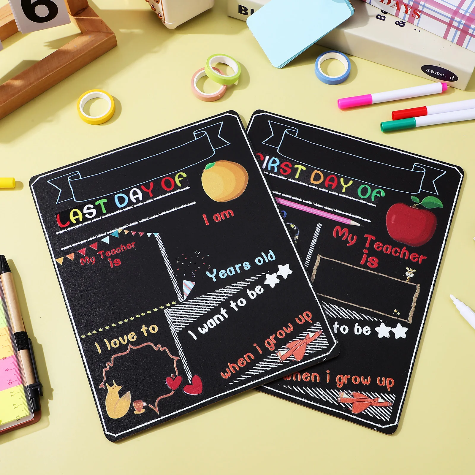 Знак для классной доски «первый день школы»