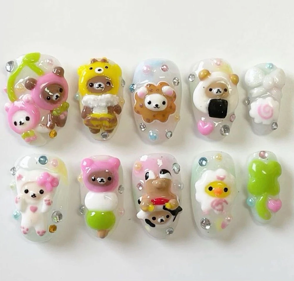 Kawaii rilakkuma 3d кукла press - Фотография_3