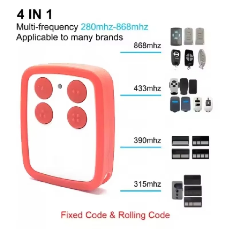 Многочастотный 280-868 мгц устройство открывания гаражных ворот - Фотография_5