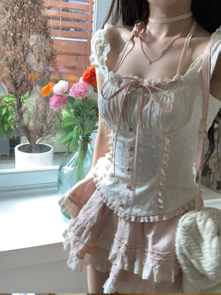 Летний сладкий вырез с разрезом на шее - Фотография_6