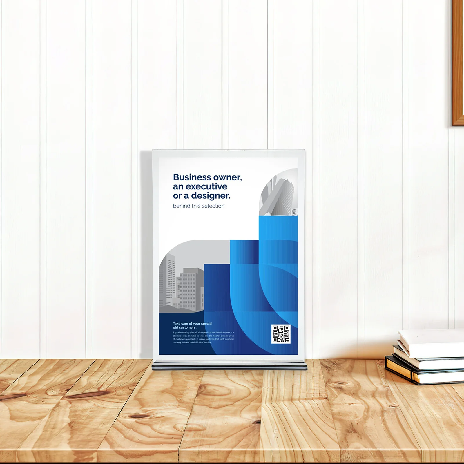 Т-образный акриловый держатель для вывески - Фотография_5