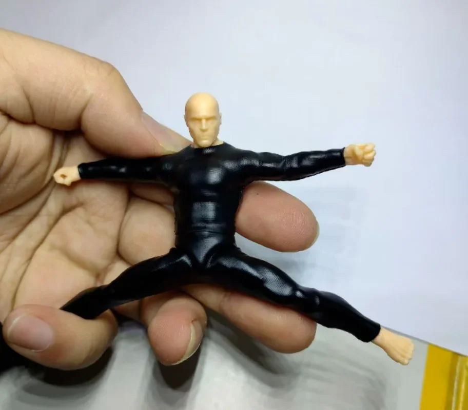 Черный облегающий костюм (топ и брюки в масштабе 1/18 - Фотография_5