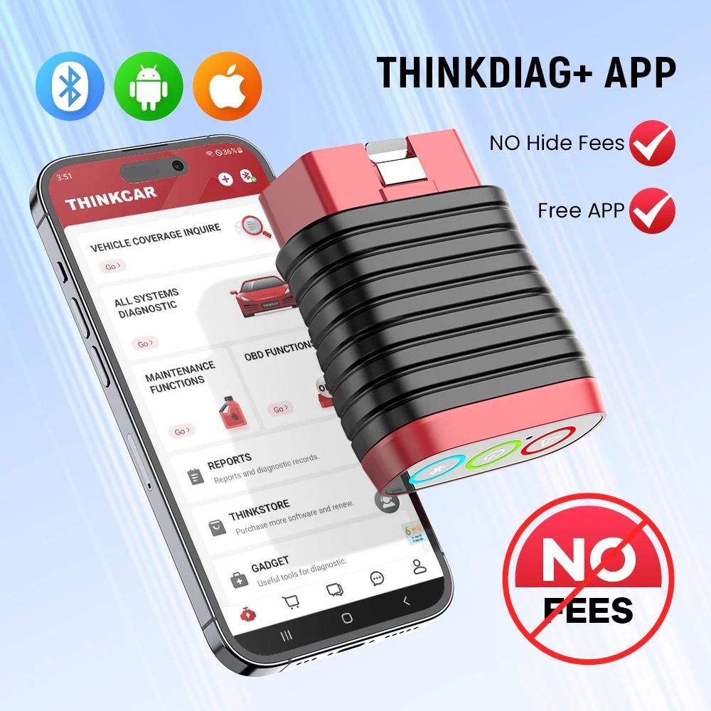 Thinkcar bd6 obd2 сканер полная - Фотография_2