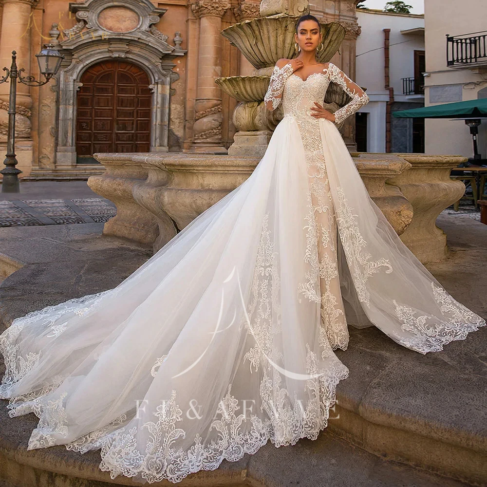 Fl&aevve свадебное платье русалки