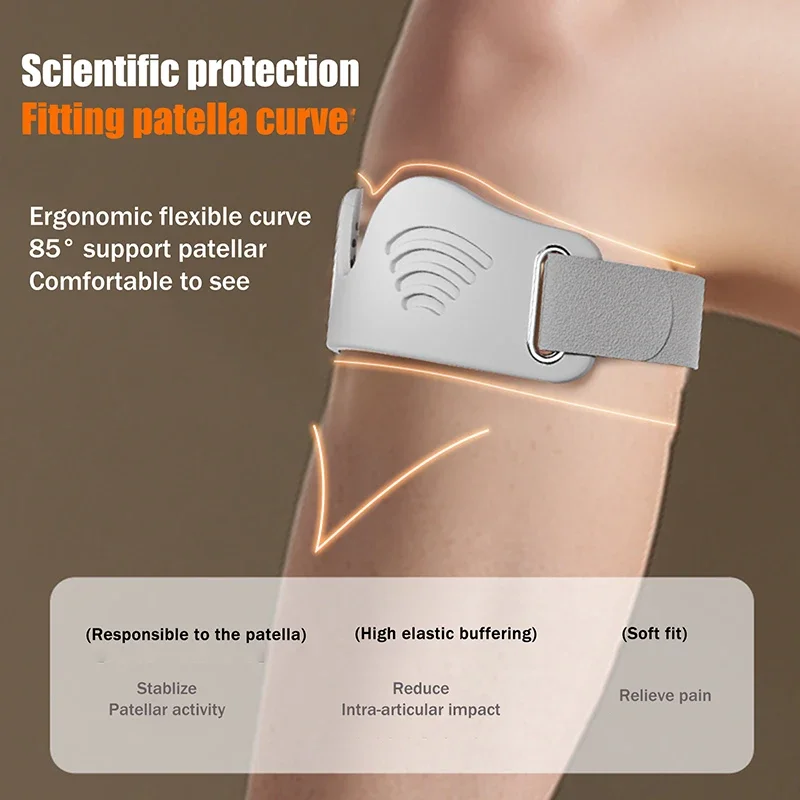 Регулируемые силиконовые наколенники для сухожилий надколенника - Фотография_2