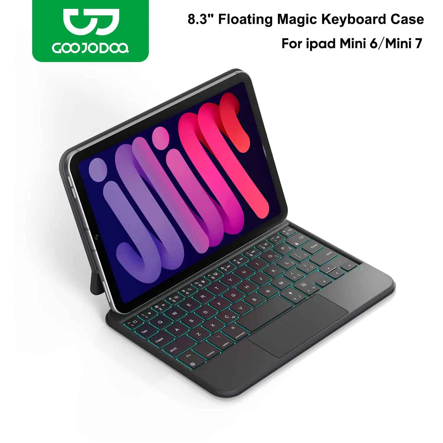 Чехол goojodoq magic keyboard для ipad mini 7 a17 pro mini 6
