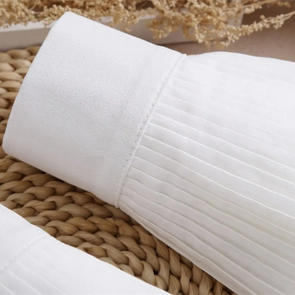 Плиссированные искусственные рукава с оборками - Фотография_6