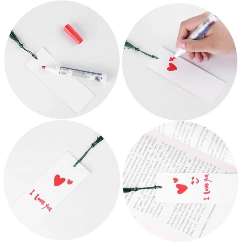 J0mb незаконченные бумажные закладки с кисточками - Фотография_3