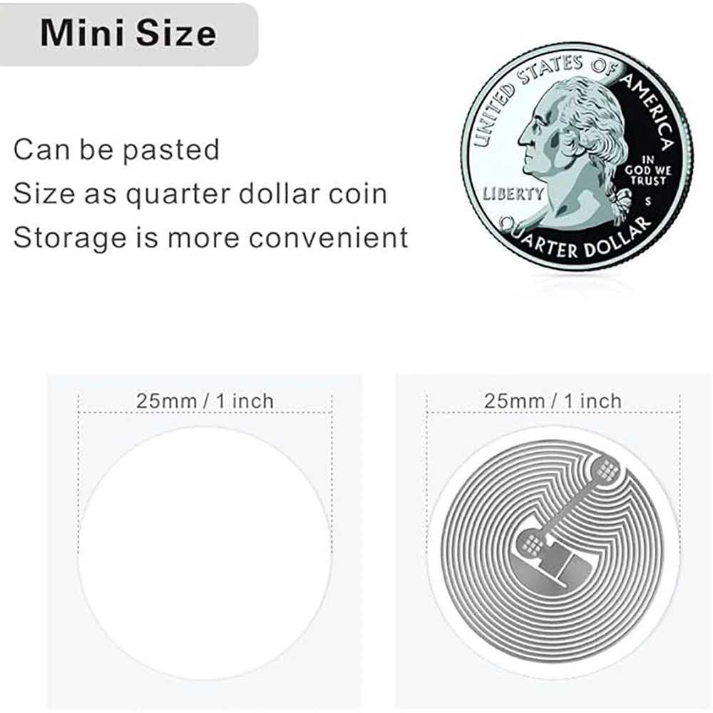 Наклейка-метка nfc с оригинальным чипом ntag215 - Фотография_2