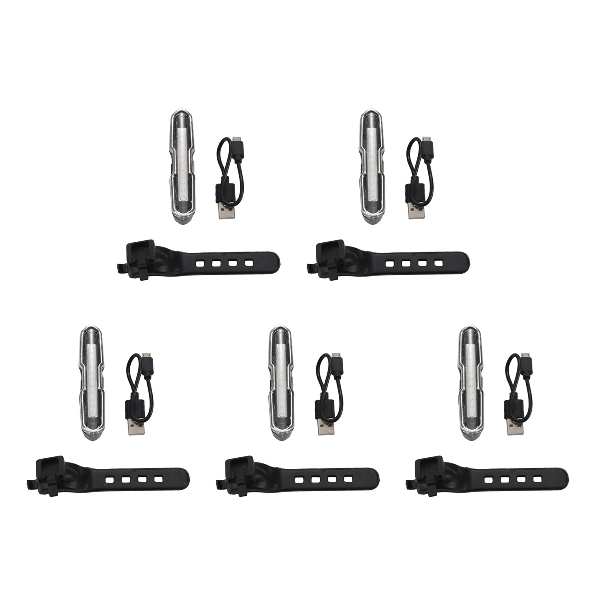 Baau 5x светодиодный задний фонарь для велосипеда