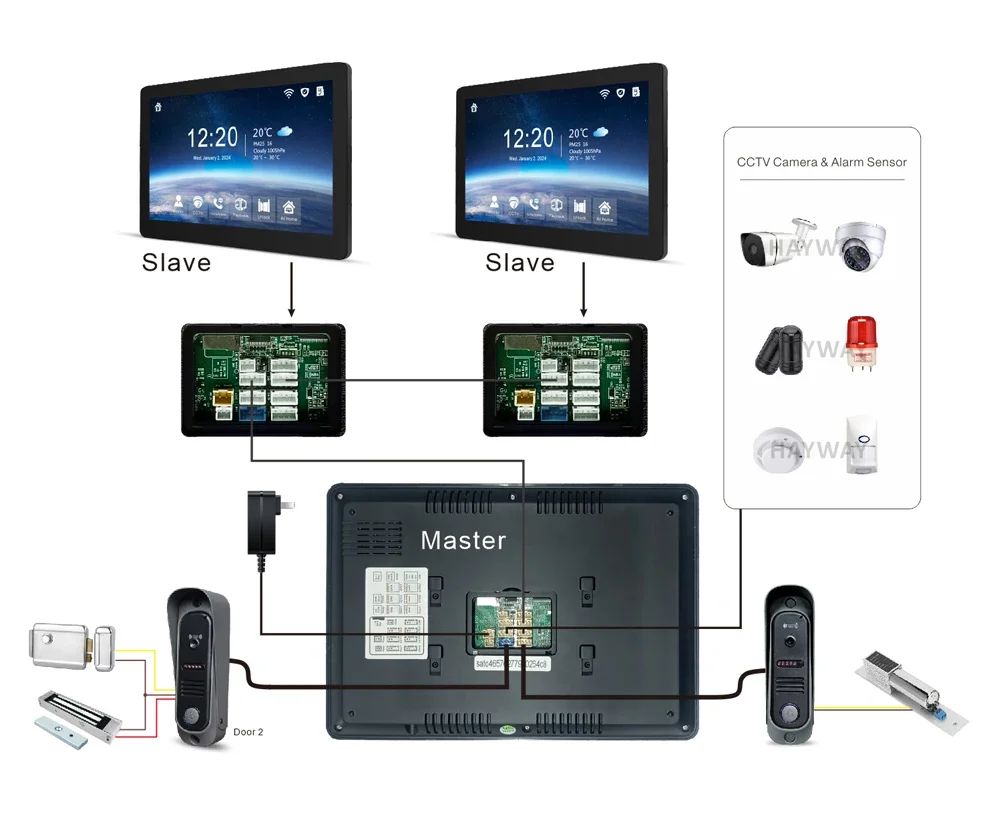 Комплект видеодомофона tuya wireless - Фотография_4