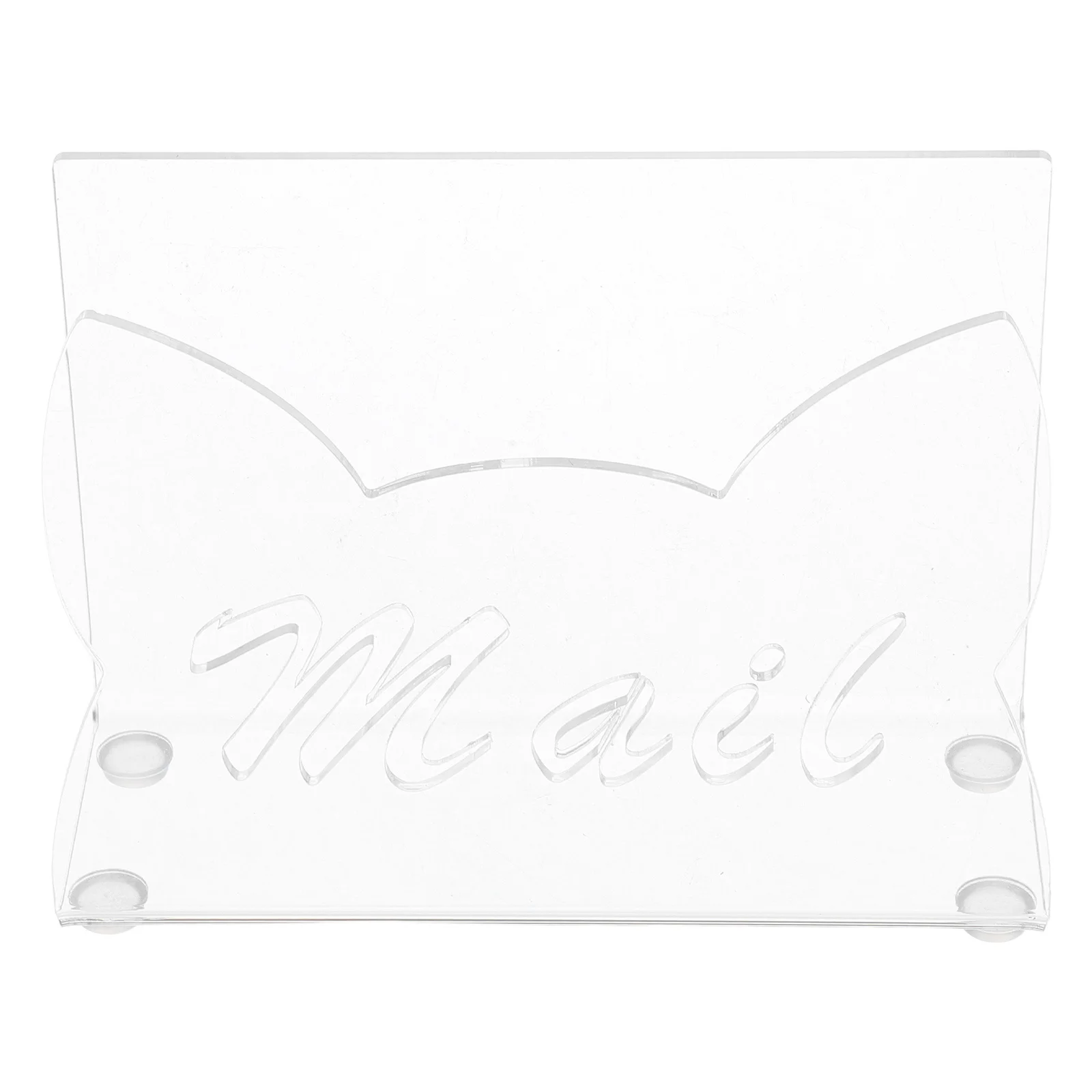 Прозрачный акриловый настольный органайзер для почты