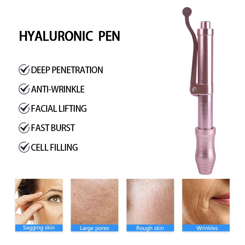 Розовая прозрачная ручка с гиалуроновой - Фотография_5