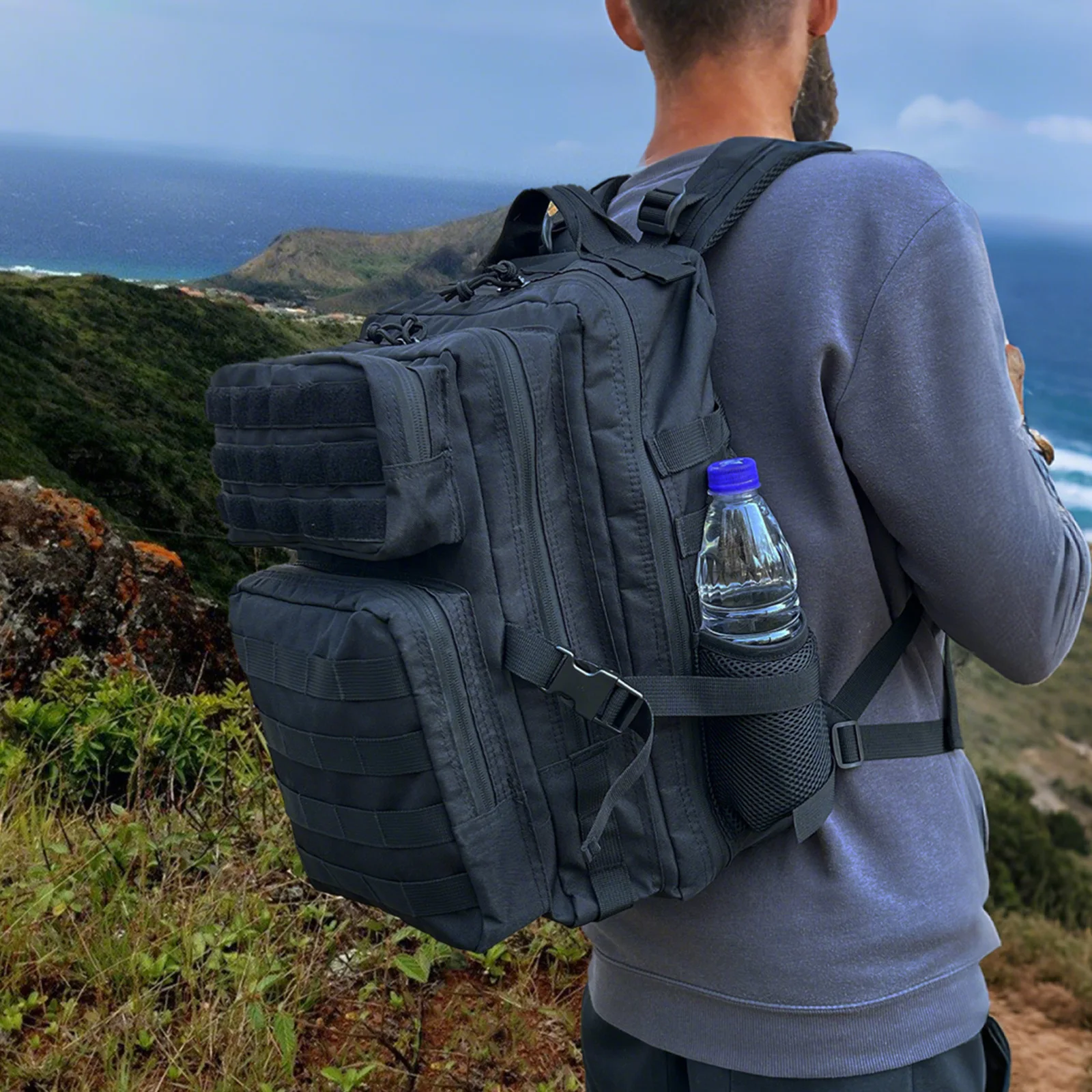 Тактический рюкзак открытый нейлоновый - Фотография_3