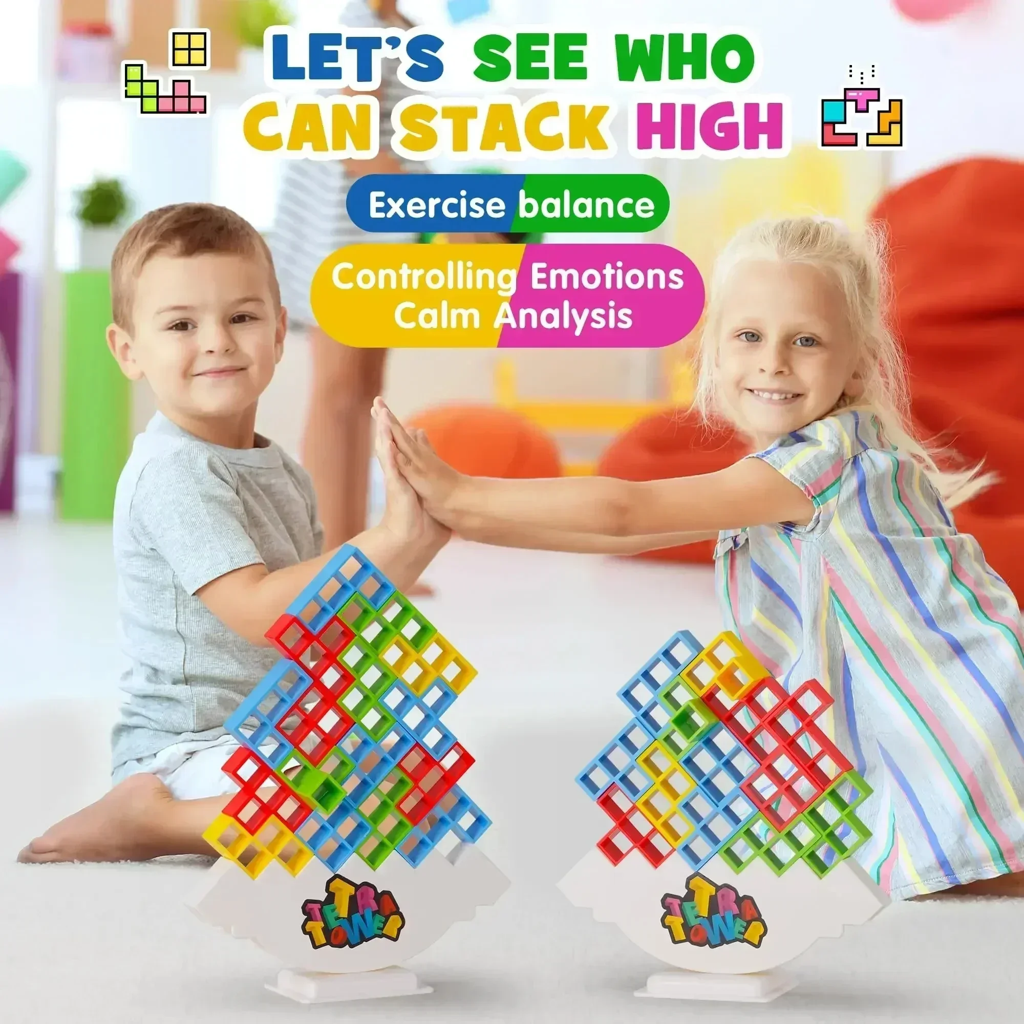 Пазлы tetra tower fun balance stacking - Фотография_5