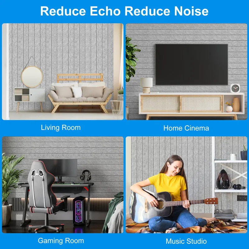 12 упаковок квадратных самоклеящихся акустических панелей 300x300x9 мм - Фотография_5