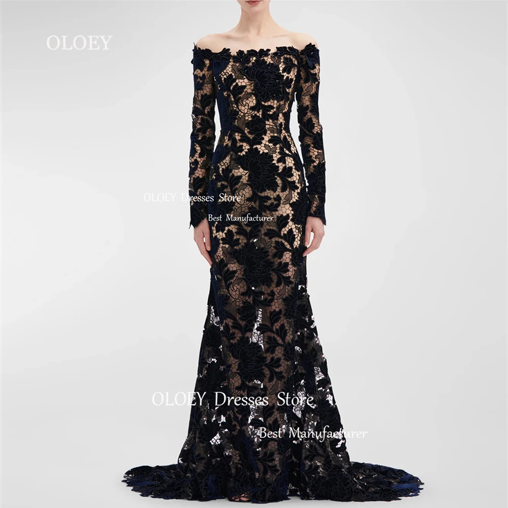 Oloey сексуальные черные кружевные