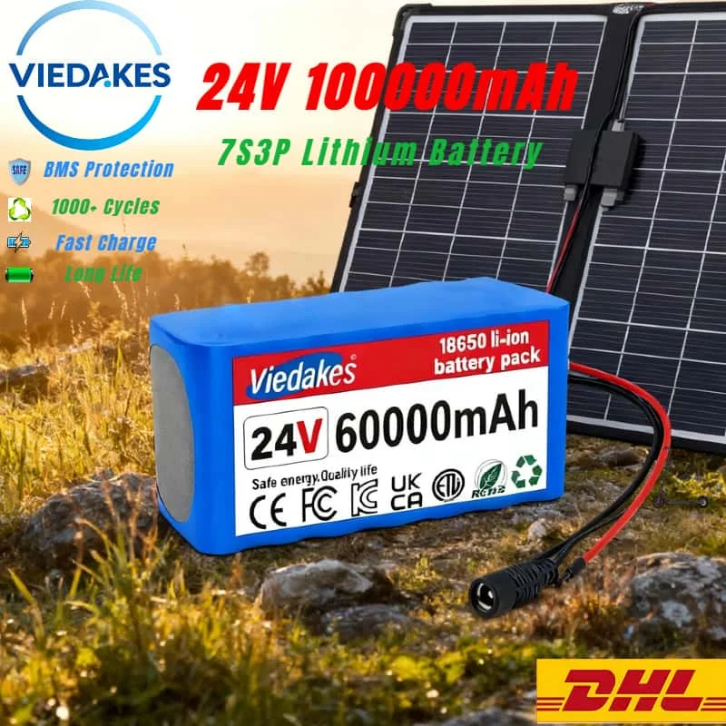 【горячая распродажа】7s3p 24 в 100000 мач 18650 литиевый аккумулятор - Фотография_6