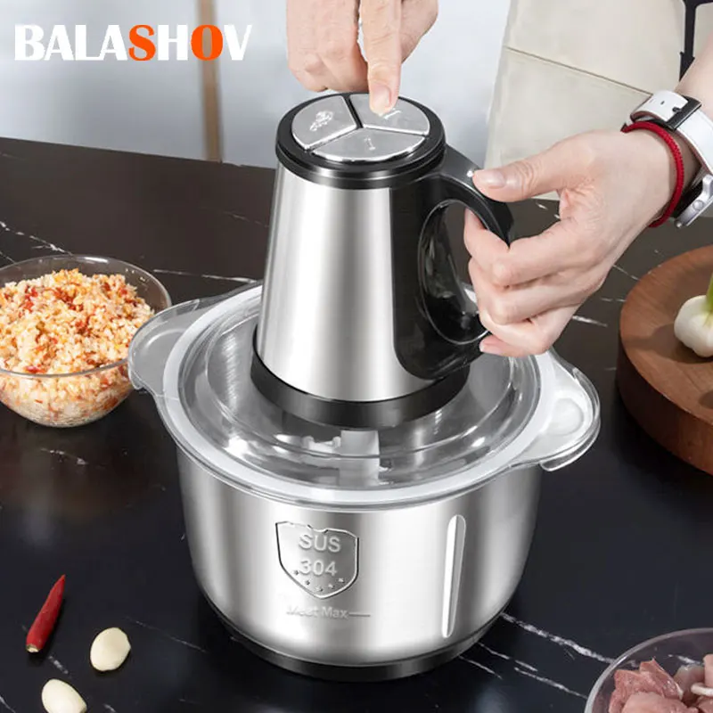 Электрическая мясорубка из нержавеющей стали