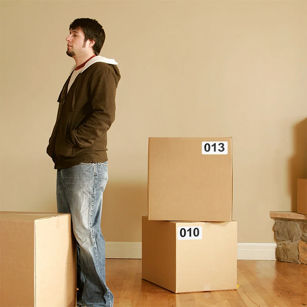 2 рулона, наклейки с собственными номерами - Фотография_4