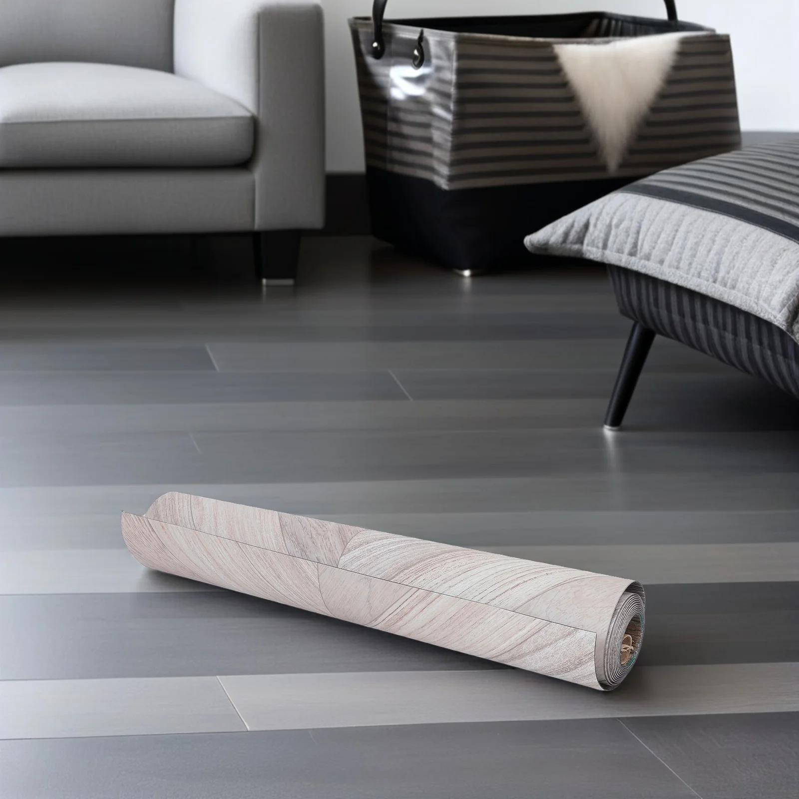 1-рулонный самоклеящийся виниловый пол - Фотография_6