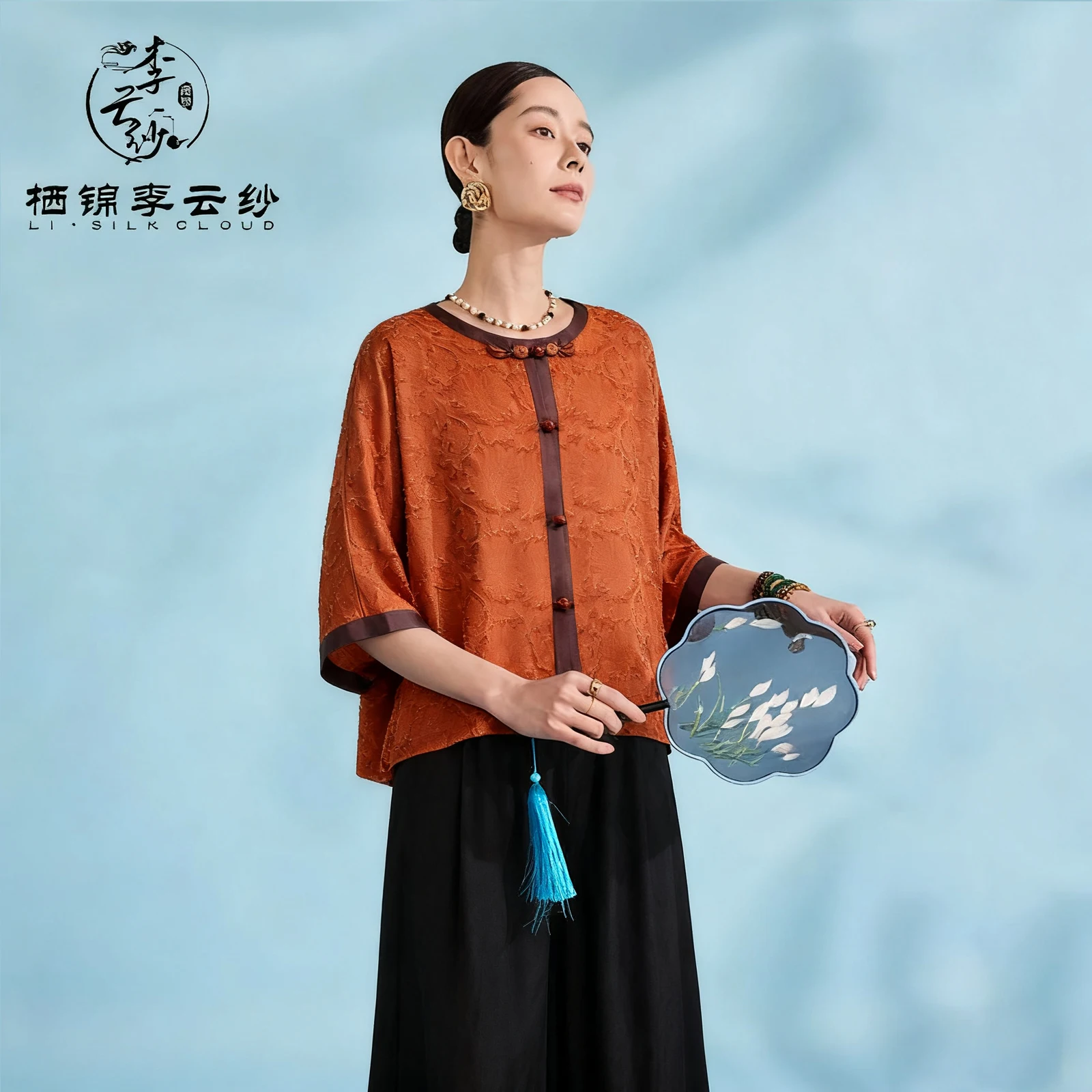 Рубашка li silk cloud из 100% тутового