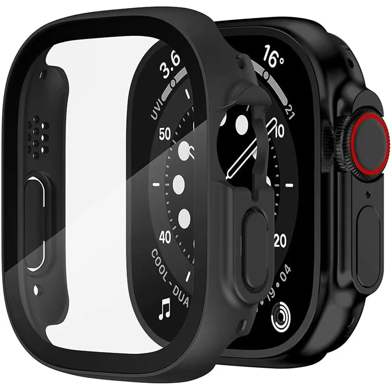 Стекло + крышка для умных часов apple watch φ ultra 49 мм