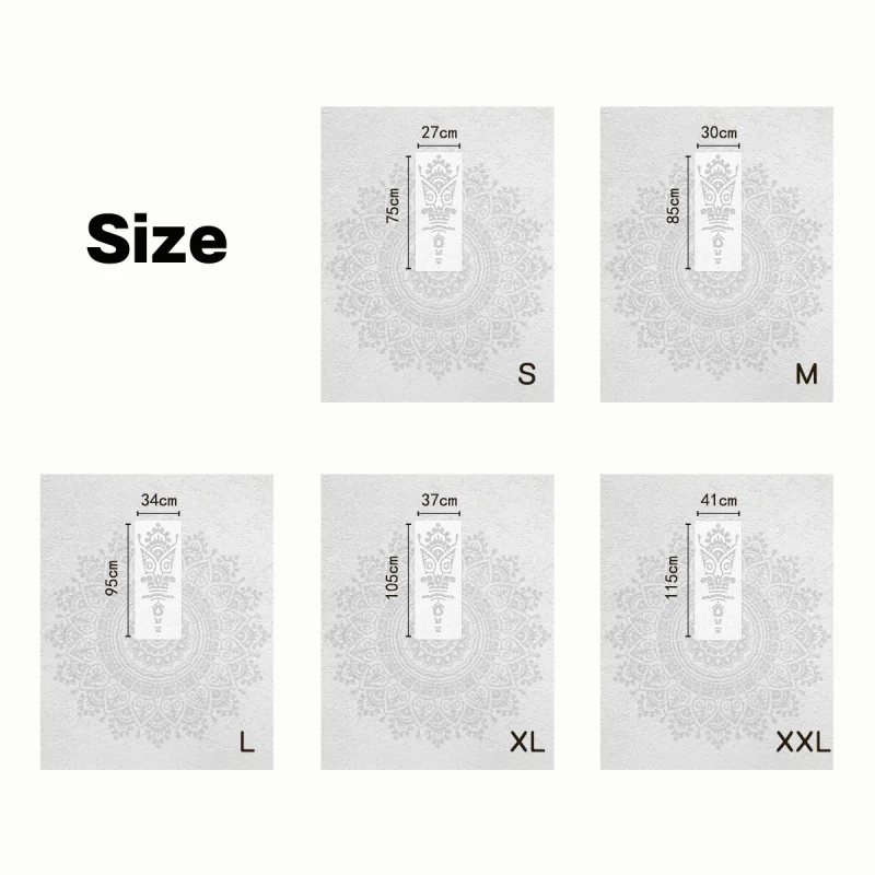 Мандала большой трафарет для рисования - Фотография_5