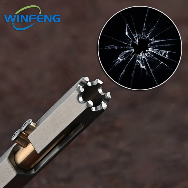 Высококачественная металлическая тактическая ручка для защиты - Фотография_4