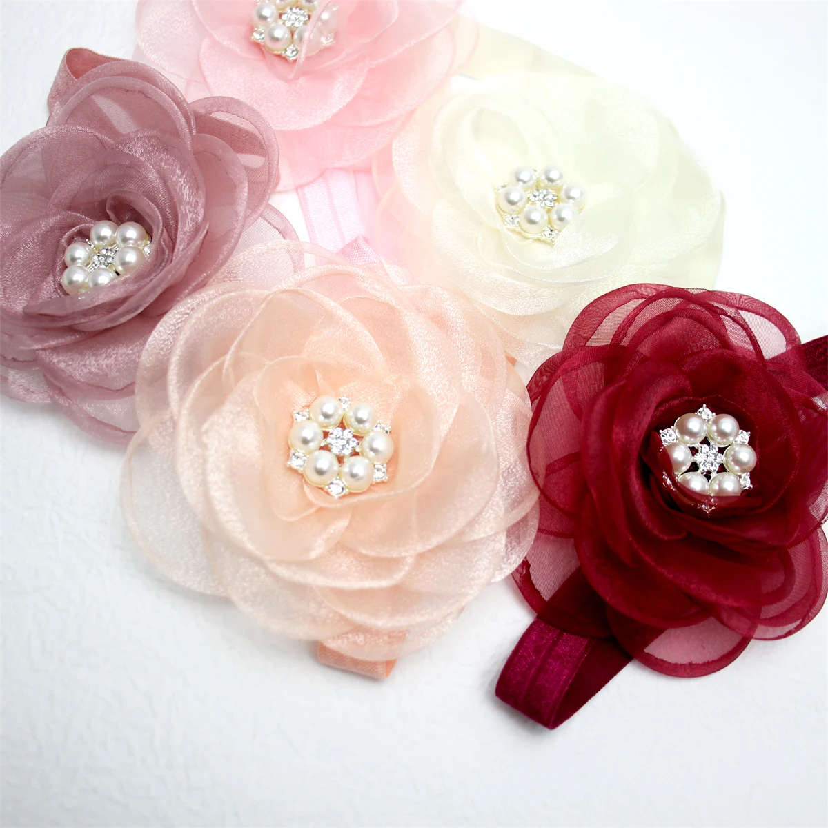 Бутиковая шифоновая повязка на - Фотография_6